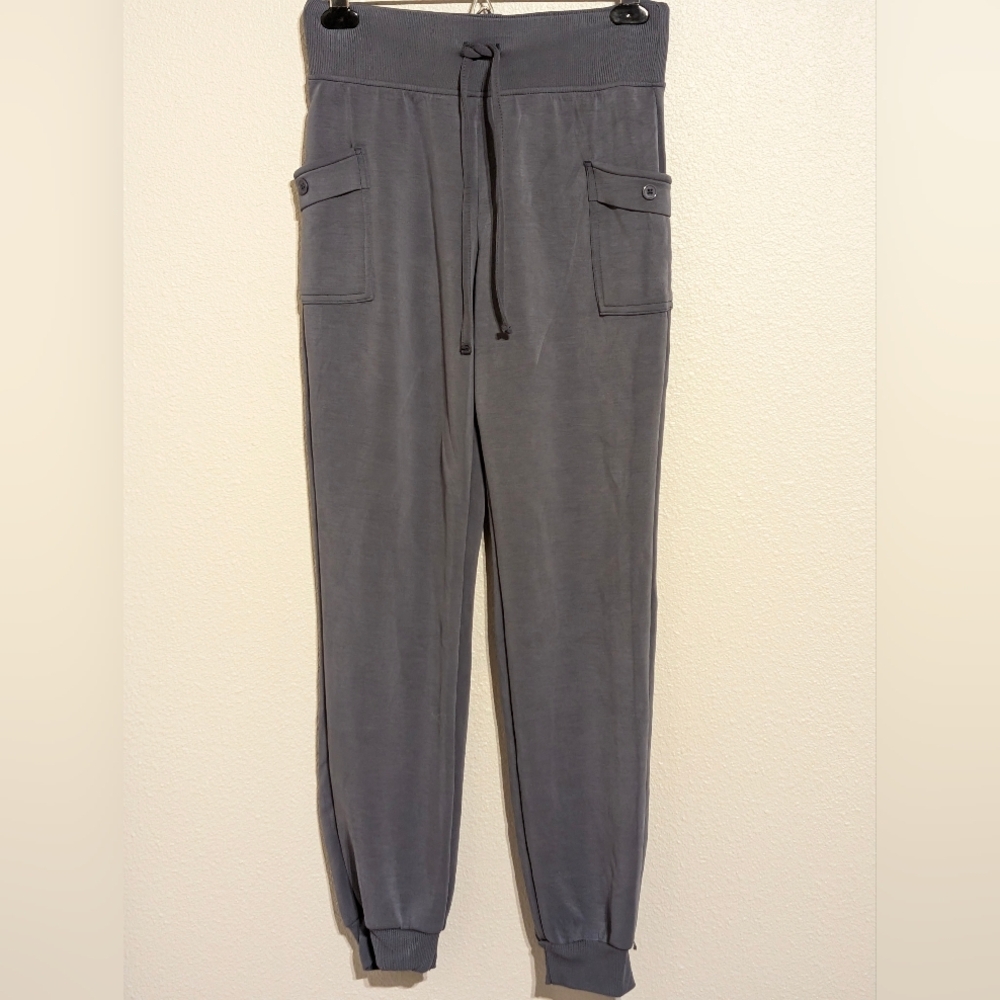 New Day Gray Modal Blend Cargo Jogger Pants - New Without Tags